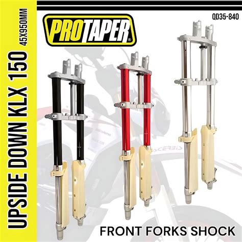 Jual SHOCK UPSIDE DOWN USD KLX 150 PROTAPER Aluminium CNC Shopee