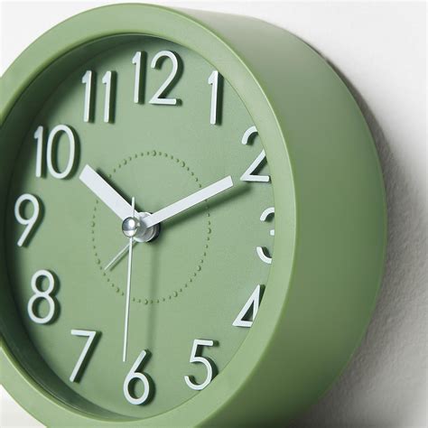 Dygna Alarm Clock Green 12 Cm Ikea