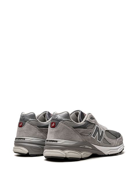 New Balance 990v3 Low Top Sneakers In Grey ModeSens