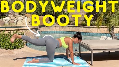 Outdoor Bodyweight Booty Workout Workout With Me Youtube