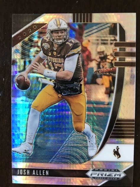 2020 Panini Prizm Draft Picks Josh Allen 2 Refractor Prizm Silver 59 75