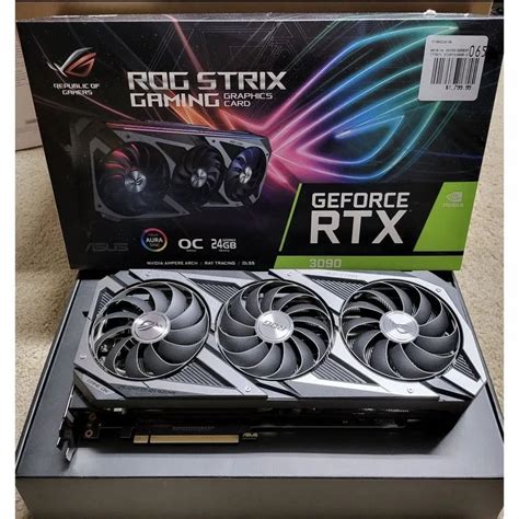 ASUS ROG Strix GeForce RTX 3090 OC 24GB GDDR6X Graphics Card New At Rs