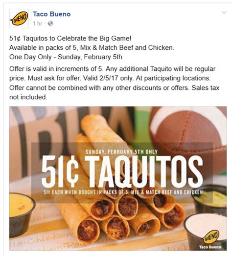 Taco Bueno Printable Coupon