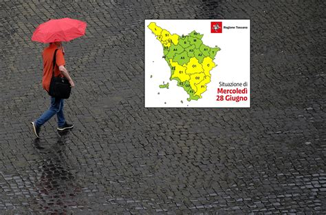 Meteo Toscana Arriva Una Perturbazione Prima Allerta Gialla