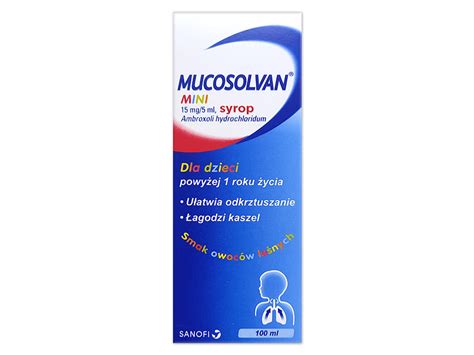 Mucosolvan Mini Syrop Mg Ml Lek Bez Recepty