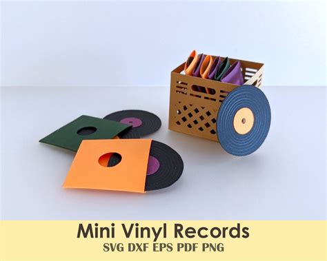 Vinyl Record Sleeve Template Etsy