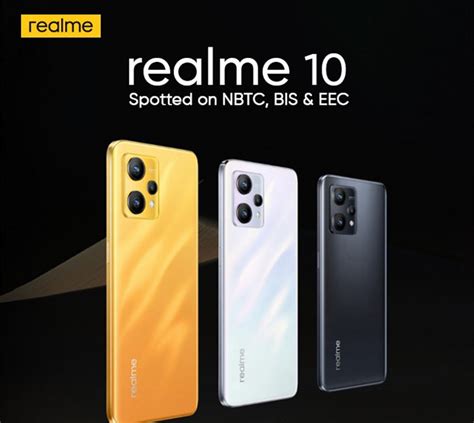 Realme 10 Early Sightings On Nbtc Bis And Eec Confirm Its Imminent