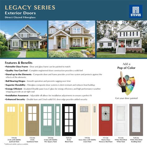 Legacy Collection Customizable Fiberglass Steves And Sons In 2020 Craftsman Front Doors