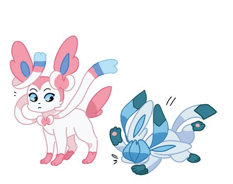 Sylveon X Glaceon By Thunderpet On Deviantart