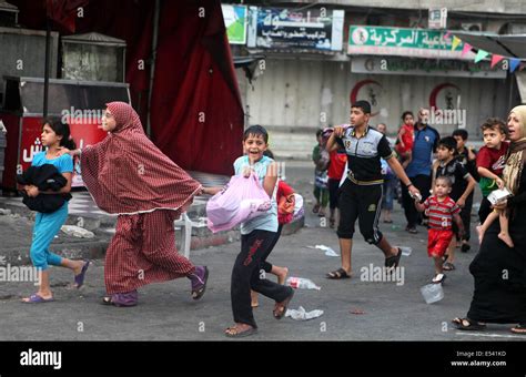 Gaza Stadt Gazastreifen Palästinensische Gebiete 20 Juli 2014