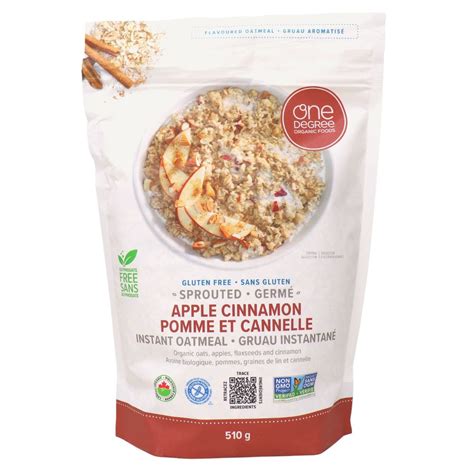 One Degree Sprouted Apple Cinnamon Instant Oatmeal G