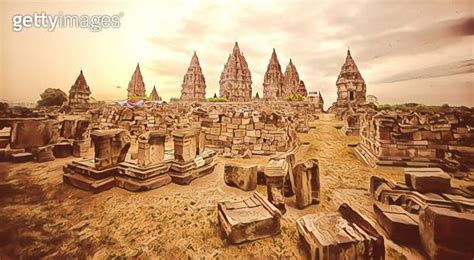 Sewu Temple Candi Sewu Eighth Century Mahayana Buddhist Temple