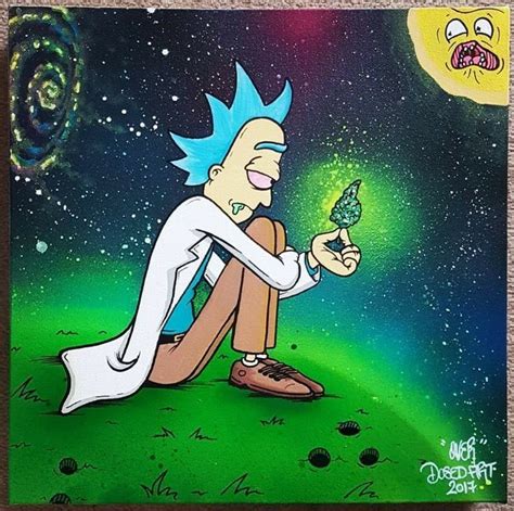 28 Rick And Morty Weed Wallpapers BaraaBisan