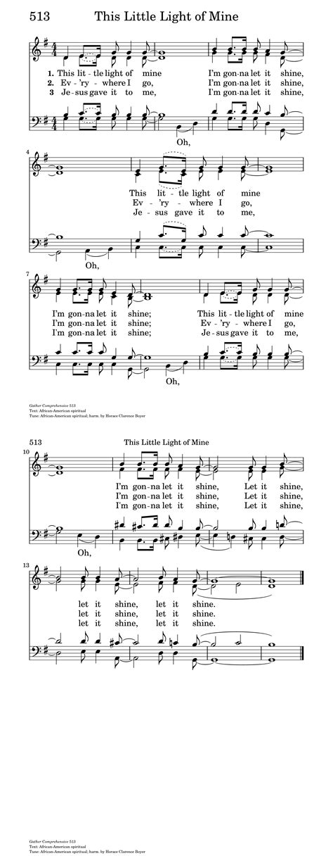 This Little Light Of Mine Lyrics