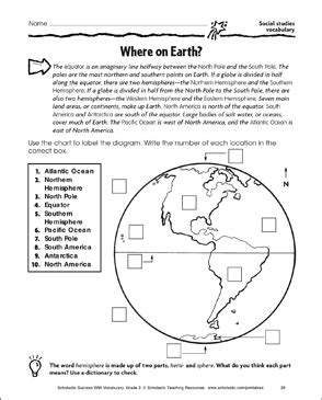 World Geography Printable Worksheets, Activities & Practice for ...