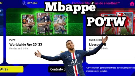 REVIEW kylian mbappéDESTACADO DE LA SEMANA EN efootboll Mobile