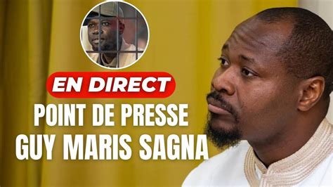 Direct Guy Marius Sagna et Cie face à la presse YouTube