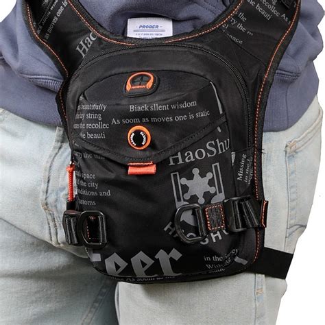 Mochila Piernera Ri Onera Pechera Hombre Nailon Impermeable Meses Sin