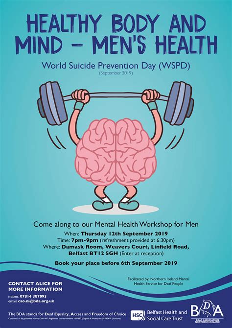 Mental Health Workshop For Men British Deaf Association