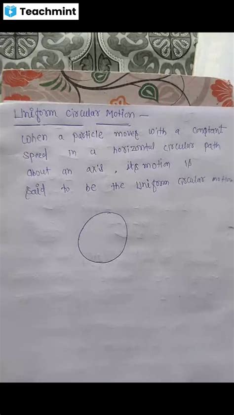 Circular Motion - Time Period, Frequency & Relation Between Linear ...