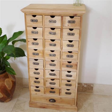 25 Draw Cabinet Unfinished Chest Of Drawers Wooden Furniture