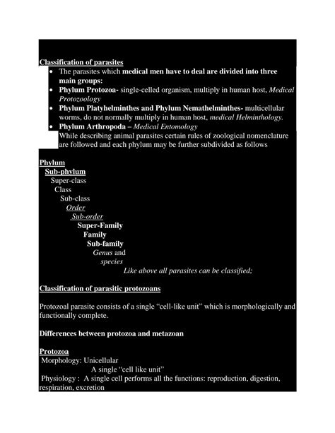 SOLUTION Parasites Pharmacology Chapter Studypool