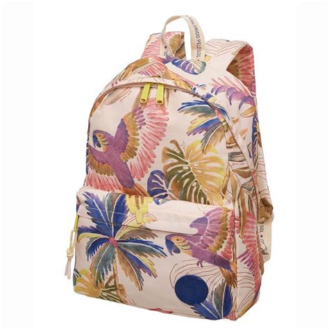 Mochila Farm Xodó Aquarela Tropical Dom Store Multimarcas Vestuário