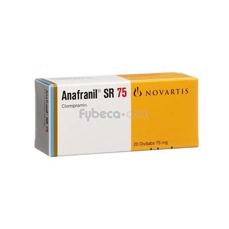 Anafranil Sr 75 Mg Blíster Unidad Fybeca