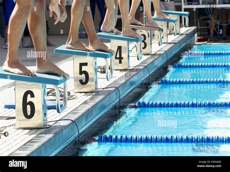 Swimmer Starting Block Hi Res Stock Photography And Images Alamy