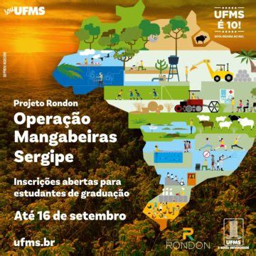 Projeto Rondon Abre Vagas De Volunt Rios Para A O Em Sergipe Ufms