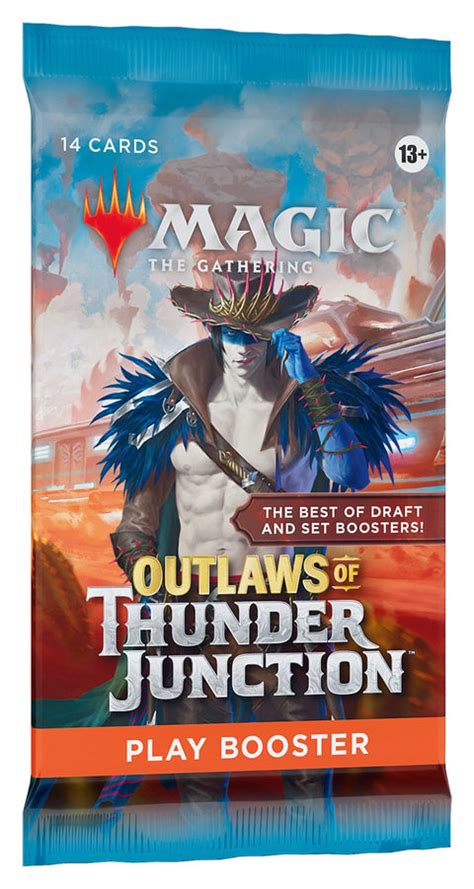 Magic The Gathering Outlaws Of Thunder Junction Play Booster Pack Gathering Games