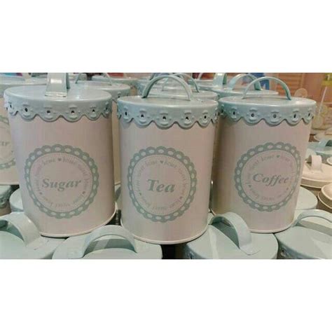 Jual Canister Set Coffee Tea Sugar Set Tempat Gula Teh Kopi