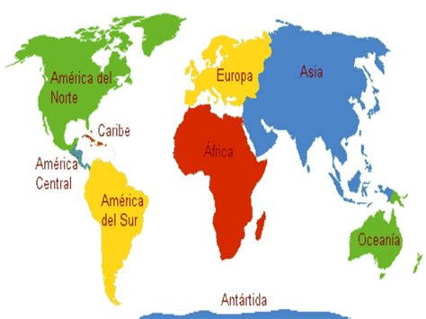 Mapas De Los Continentes Con Paises Para Descargar E Imprimir Mapas