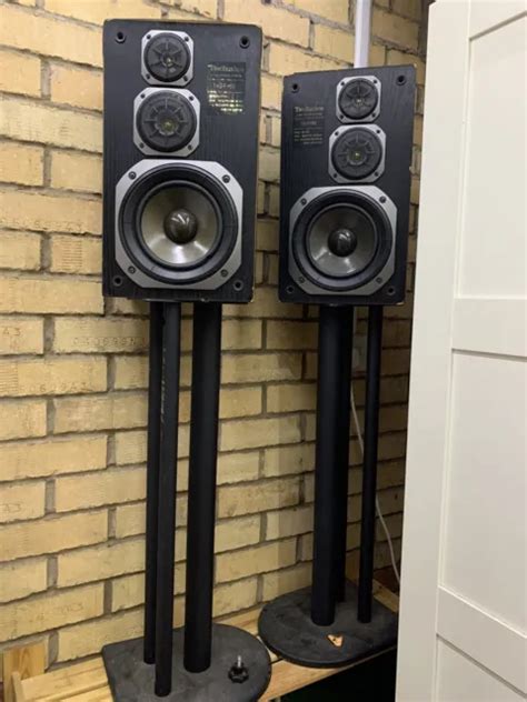 TECHNICS SB F 9503 WAY Bookshelf Speakers Vintage Speakers With Stands