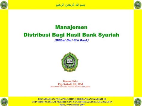 PDF Perhitungan Distribusi Bagi Hasil Bank Syariah Lihat Akuntansi