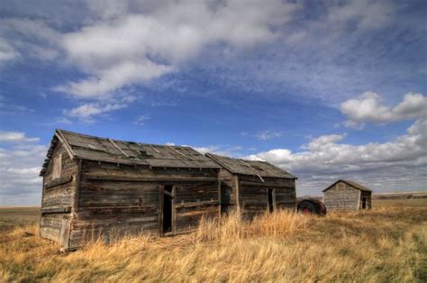 Wallpaper Landscape Old Hill Building Abandoned Grass Sky