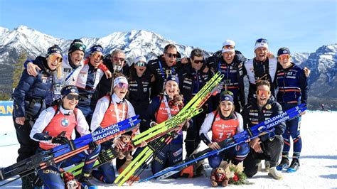 Biathlon Canmore Revivez En Vid O Les Podiums D Croch S Par Lou