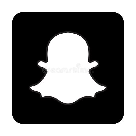 Snapchat Icon Illustration Snapchat App Logo Editorial Stock Image