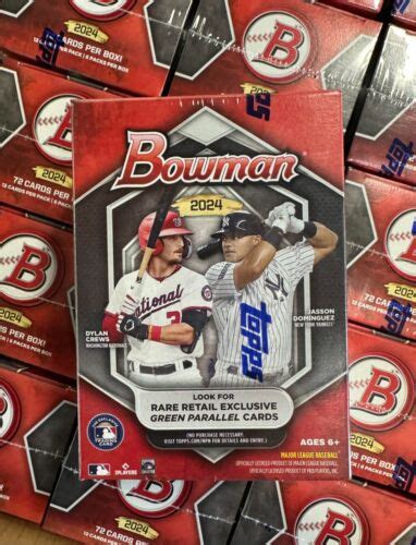 2024 Bowman Baseball Factory Sealed Blaster Box IN HAND FREE