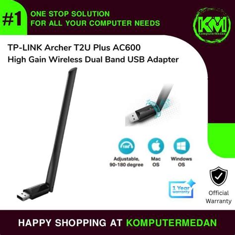 Jual Tp Link Archer T2u Plus Ac600 High Gain Wireless Dual Band Usb