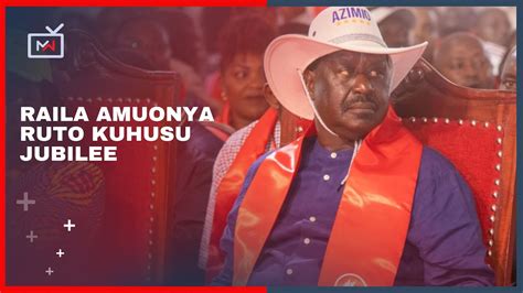 MWANZO HABARI LIVE Raila Amuonya Ruto Vikali Dhidi Ya Kuingilia