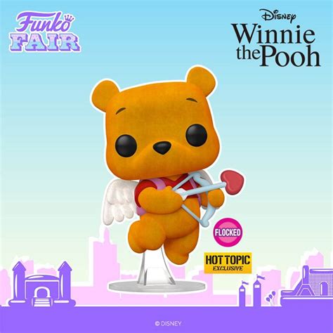 There Is A Valentines Winnie The Pooh Flocked Funko Pop Vinyl Figure