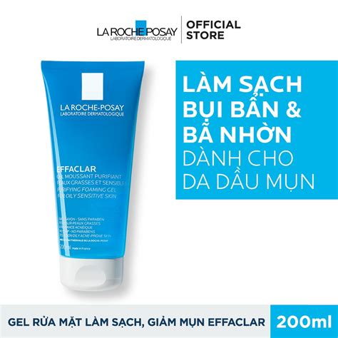 Bộ Sản Phẩm La Roche Posay Dưỡng Giảm Mụn Ngừa Thâm 4 Món https