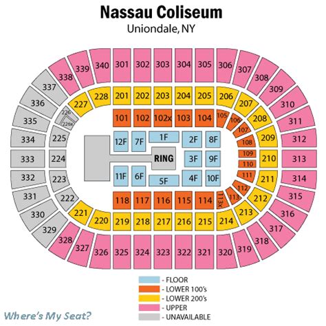 Nassau Coliseum Seating Chart Cabinets Matttroy