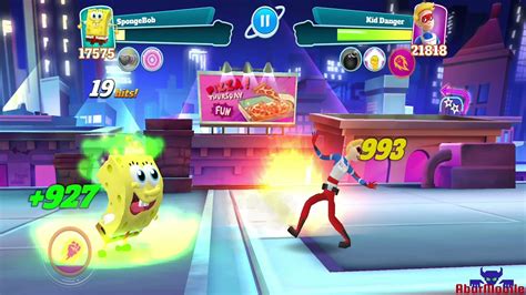 Super Brawl Universe Vs Team Fight Kid Danger Spongebob Lincoln