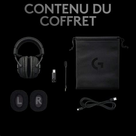 Logitech G Pro X Casque Sans Fil Lightspeed