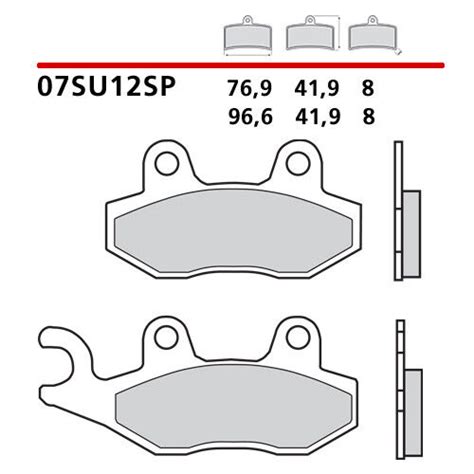 Paire Plaquette De Frein Arri Re Brembo Pour Suzuki Lt Sf Quadracer