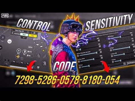 NEW UPDATE 3 0 BEST SENSITIVITY CODE CONTROL SETTINGS PUBG MOBILE