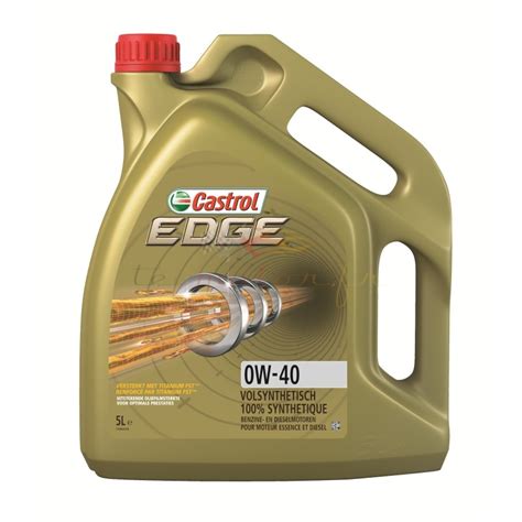 CASTROL Edge 0W40 Titanium Huile Moteur Voiture