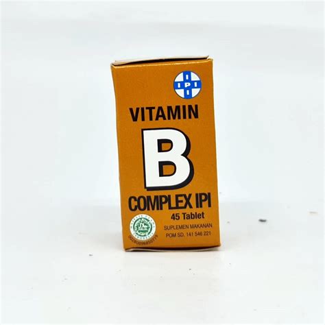 Jual Vitamin B COMPLEX IPI 45 Tablet Shopee Indonesia